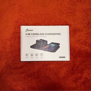 Seneo 2 in 1 wireless charger pad iPhone + Apple Watch